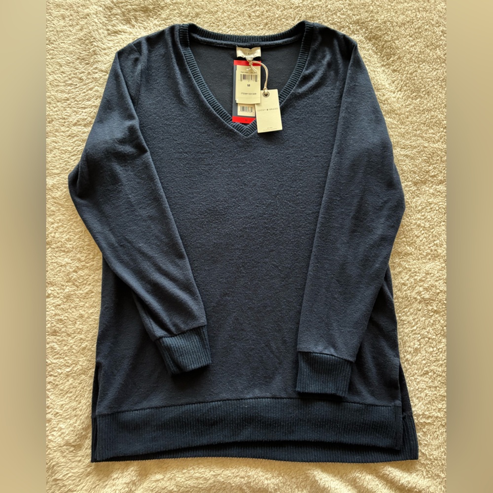 Buttery Soft Navy Lucky Brand Sweater